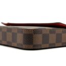 AAA Replica Louis Vuitton LV FELICIE POCHETTE DAMIER EBENE CANVAS GHW
