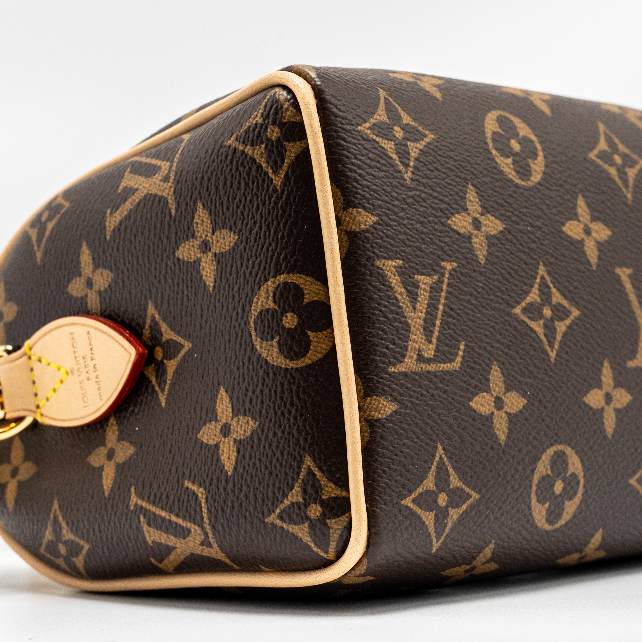 AAA Replica Louis Vuitton LV SPEEDY BANDOULIERE 20 MONOGRAM CANVAS BLACK STRAP GHW