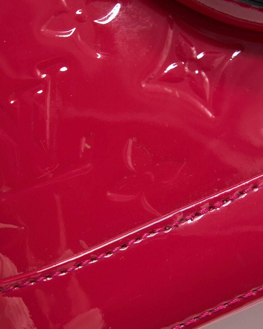 AAA Replica Louis Vuitton LV ALMA BB PATENT LEATHER INDIAN ROSE