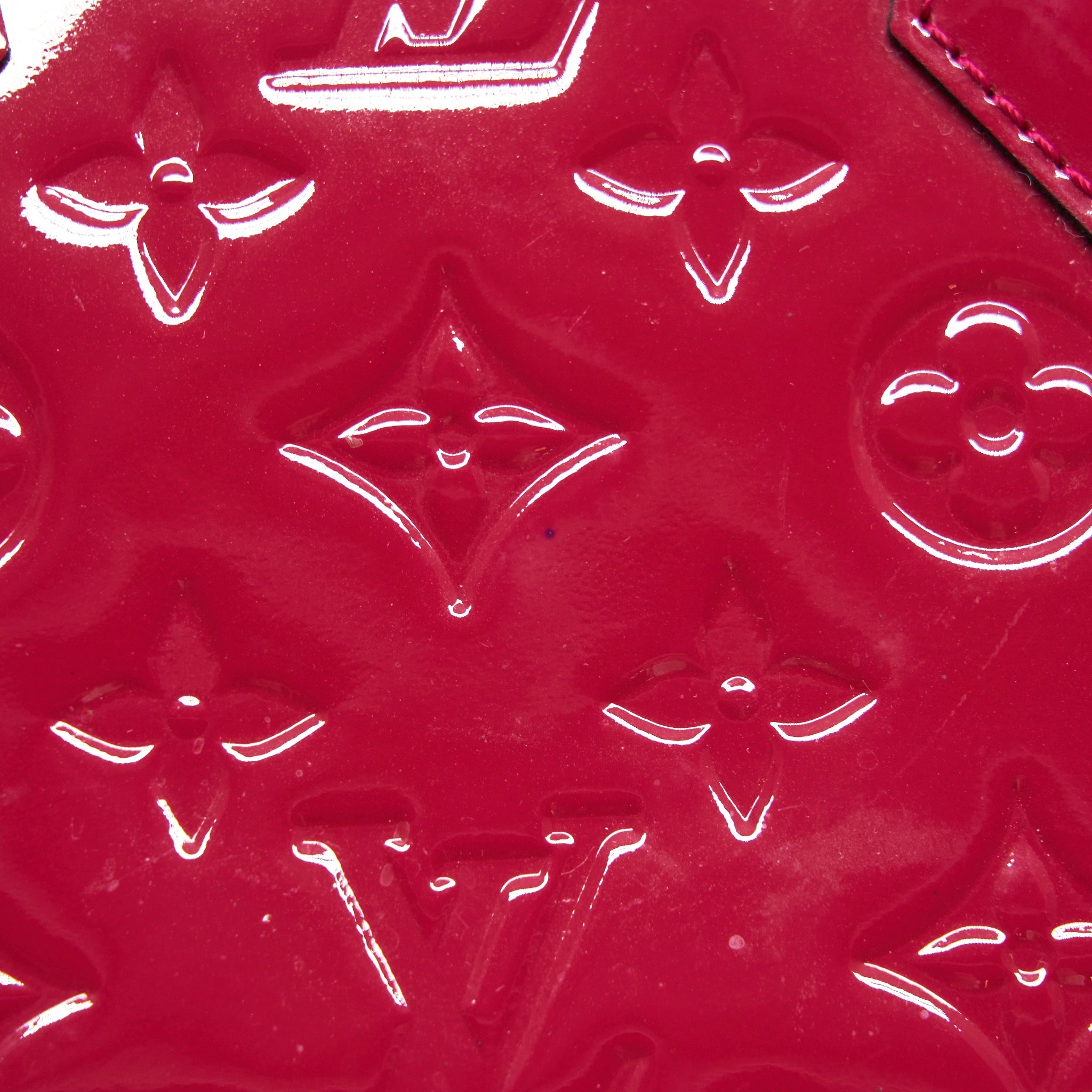 AAA Replica Louis Vuitton LV ALMA BB PATENT LEATHER INDIAN ROSE