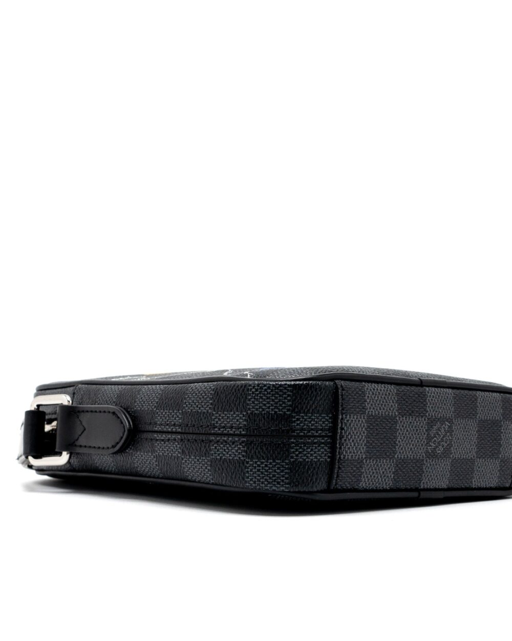 AAA Replica Louis Vuitton LV GRAPHITE MAP DANUBE PM CROSSBODY BAG DAMIER CANVAS / MULTICOLOR SHW