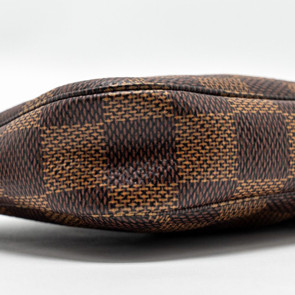 AAA Replica Louis Vuitton LV MINI POCHETTE DAMIER EBENE GHW