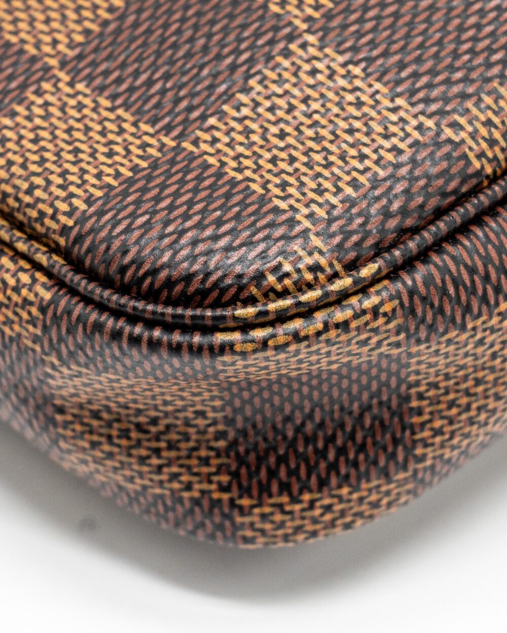 AAA Replica Louis Vuitton LV MINI POCHETTE DAMIER EBENE GHW