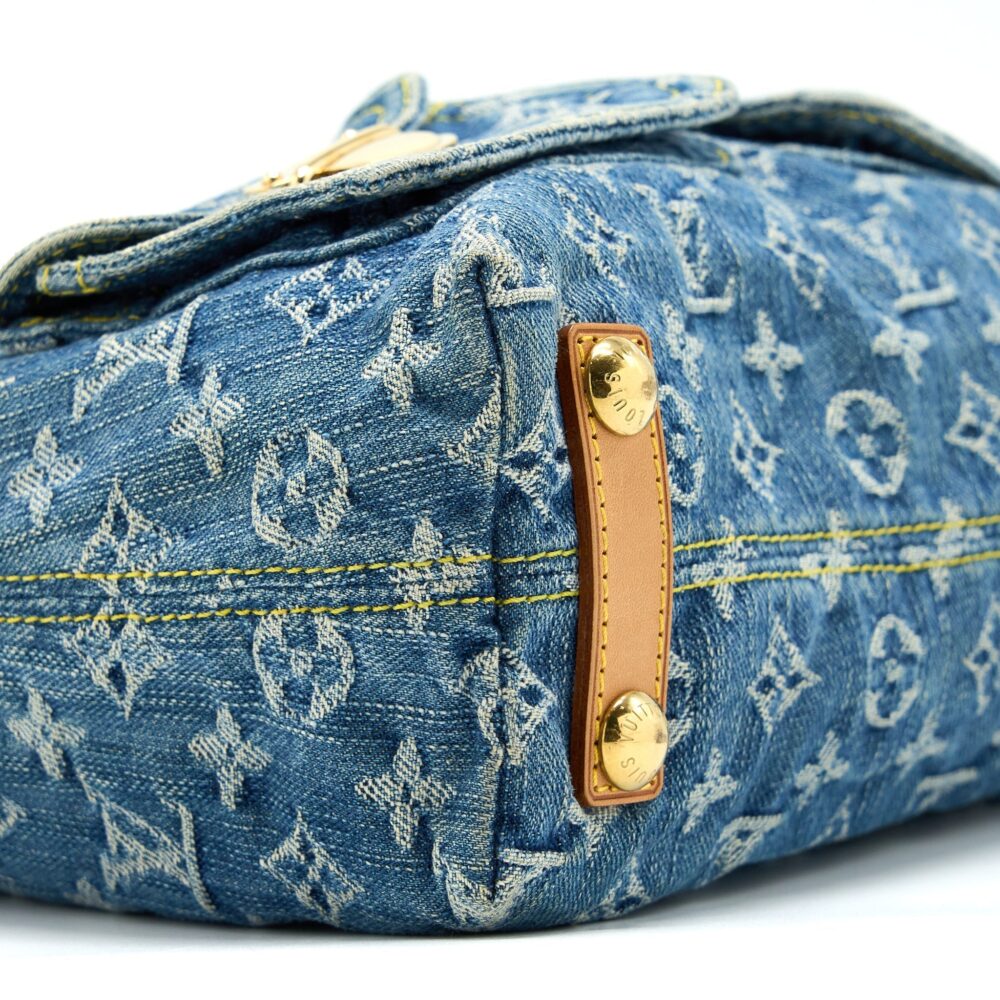 AAA Replica Louis Vuitton LV BUGGY BAG MONOGRAM DENIM GHW