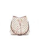 AAA Replica Louis Vuitton LV NEO NOE BUCKET BAG DAMIER AZUR/PINK GHW