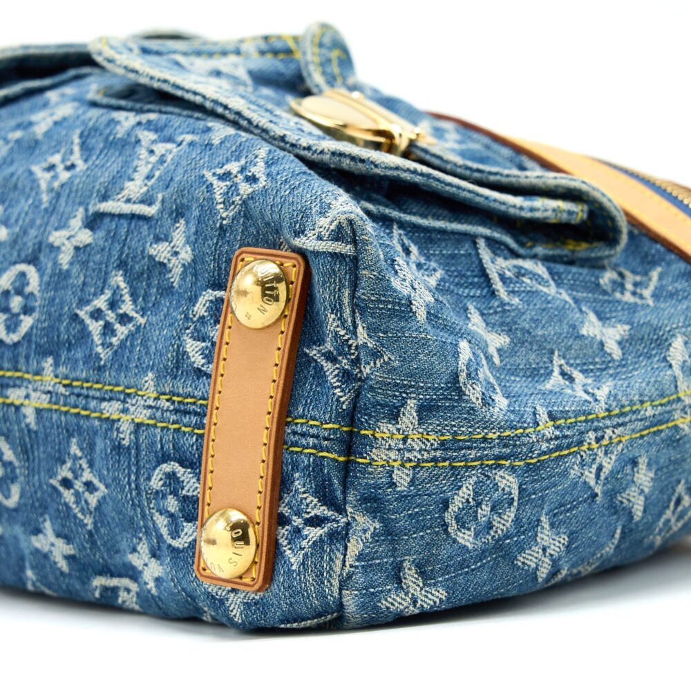 AAA Replica Louis Vuitton LV BUGGY BAG MONOGRAM DENIM GHW