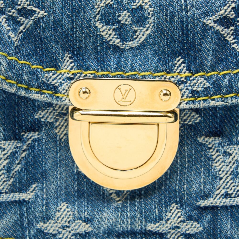 AAA Replica Louis Vuitton LV BUGGY BAG MONOGRAM DENIM GHW