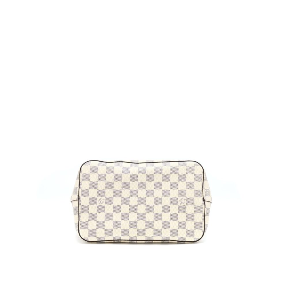 AAA Replica Louis Vuitton LV NEO NOE BUCKET BAG DAMIER AZUR/PINK GHW