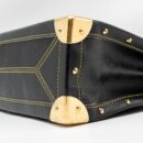 AAA Replica Louis Vuitton LV VINTAGE SHOULDER BAG BLACK GHW