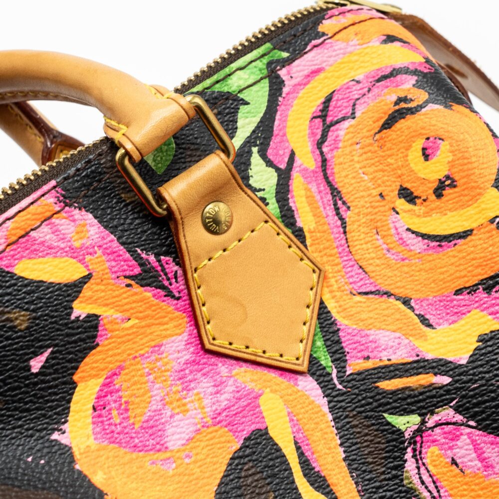 AAA Replica Louis Vuitton LV SPEEDY 30 LIMITED FLOWER PRINT MONOGRAM CANVAS GHW