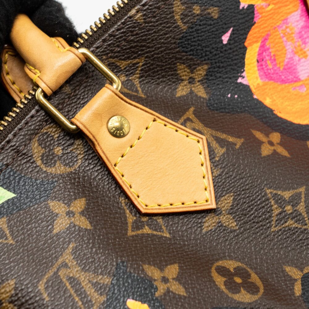 AAA Replica Louis Vuitton LV SPEEDY 30 LIMITED FLOWER PRINT MONOGRAM CANVAS GHW