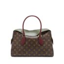 AAA Replica Louis Vuitton LV TUILERIES BAG MONOGRAM CANVAS GREEN/RED GHW