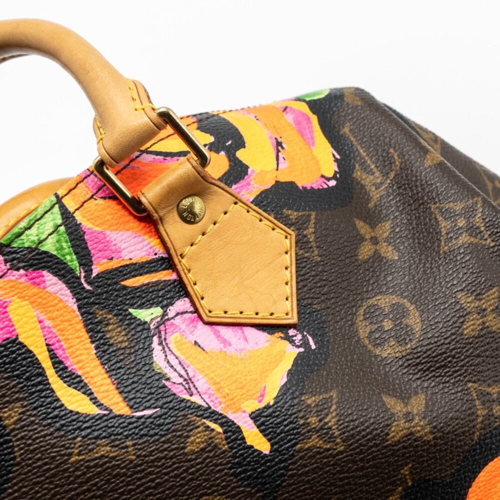 AAA Replica Louis Vuitton LV SPEEDY 30 LIMITED FLOWER PRINT MONOGRAM CANVAS GHW