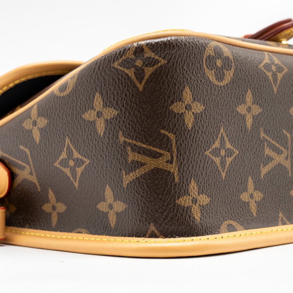 AAA Replica Louis Vuitton LV DIANE BAG WITH JACQUARD STRAP MONOGRAM CANVAS GHW