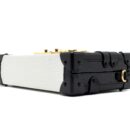 AAA Replica Louis Vuitton LV PETIT MALLE EPI WHITE/BLACK GHW