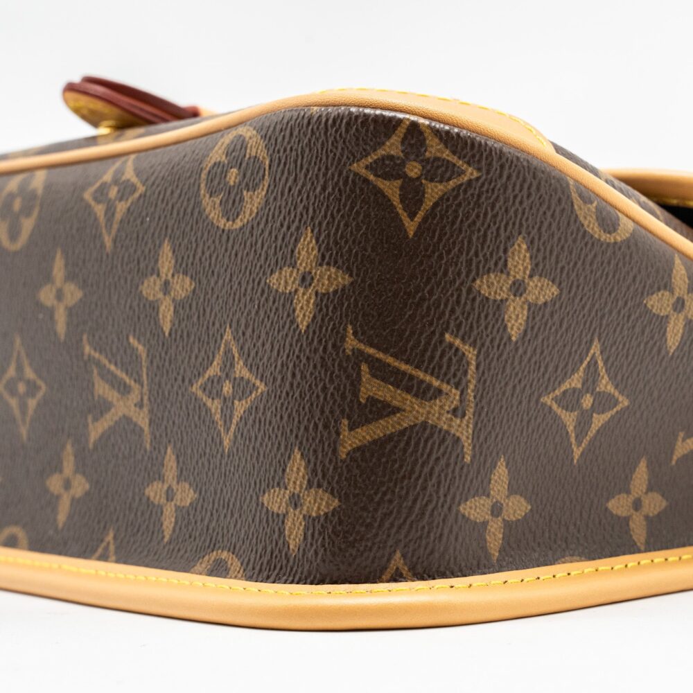 AAA Replica Louis Vuitton LV DIANE BAG WITH JACQUARD STRAP MONOGRAM CANVAS GHW