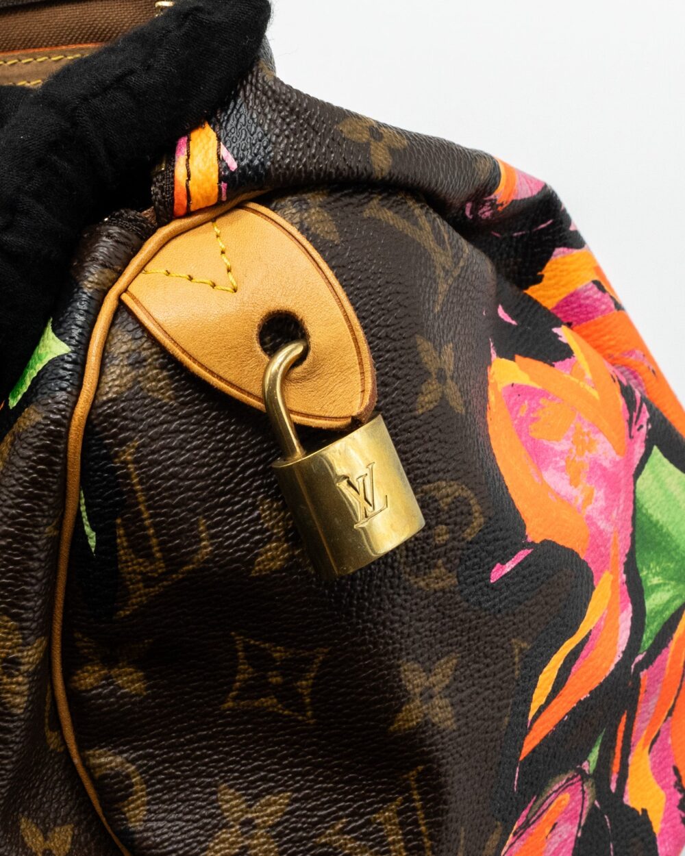 AAA Replica Louis Vuitton LV SPEEDY 30 LIMITED FLOWER PRINT MONOGRAM CANVAS GHW