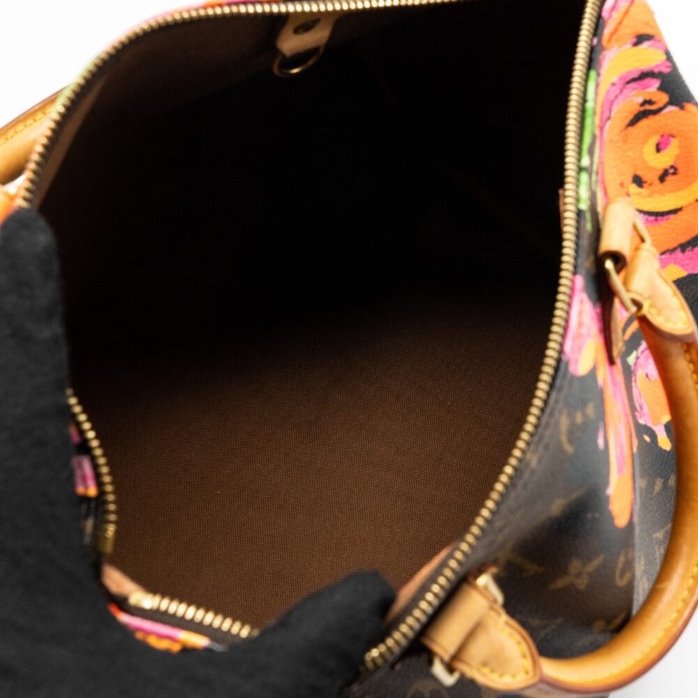 AAA Replica Louis Vuitton LV SPEEDY 30 LIMITED FLOWER PRINT MONOGRAM CANVAS GHW