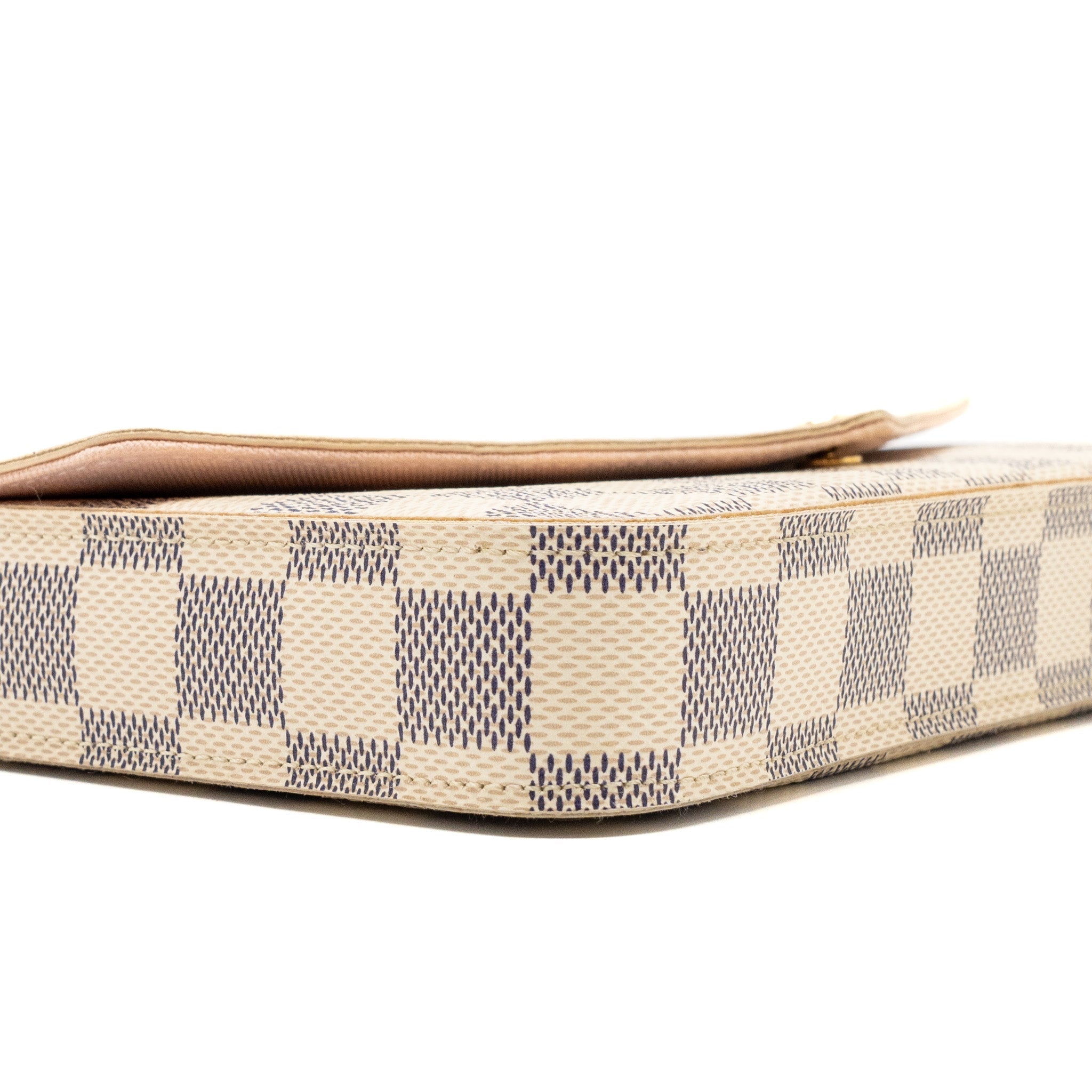 AAA Replica Louis Vuitton LV FELICIE POCHETTE DAMIER AZUR CANVAS GHW
