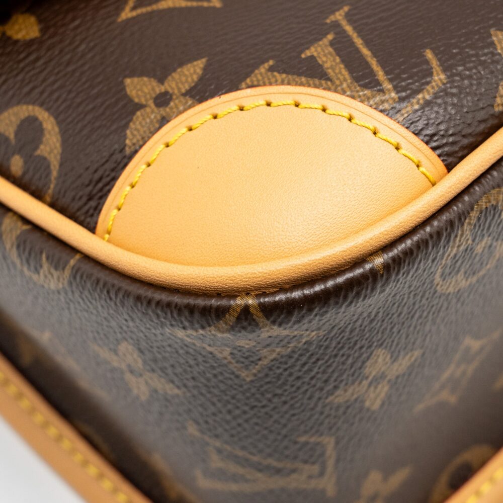 AAA Replica Louis Vuitton LV DIANE BAG WITH JACQUARD STRAP MONOGRAM CANVAS GHW