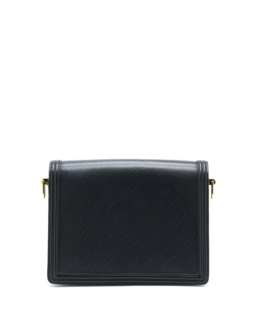 AAA Replica Louis Vuitton LV DAUPHINE MM EPI BLACK GHW