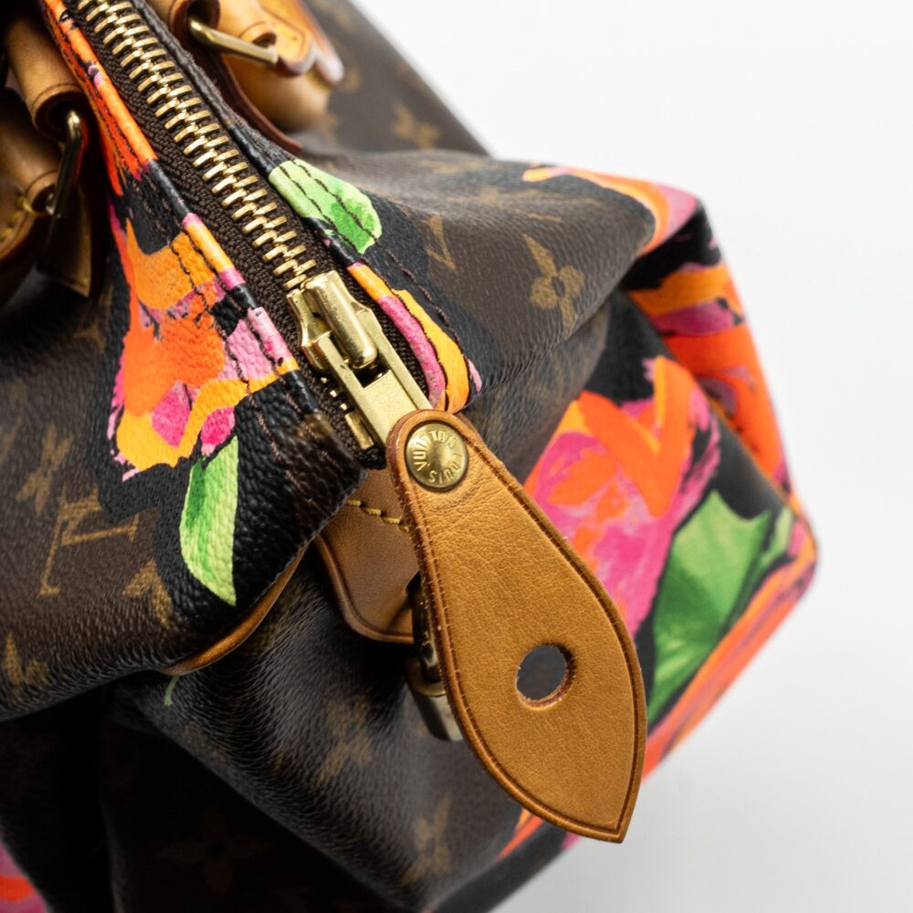 AAA Replica Louis Vuitton LV SPEEDY 30 LIMITED FLOWER PRINT MONOGRAM CANVAS GHW