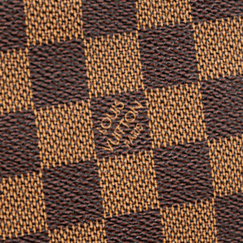 AAA Replica Louis Vuitton LV VINTAGE SQUARE SHOULDER BAG DAMIER EBENE GHW