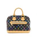 AAA Replica Louis Vuitton LV ALMA BAG MONOGRAM CANVAS MULTICOLOUR/ BLACK GHW