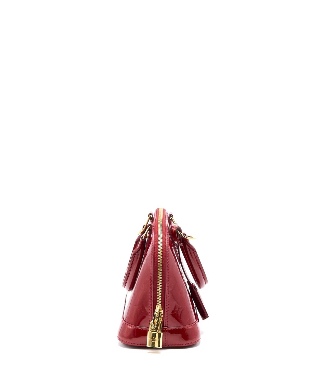 AAA Replica Louis Vuitton LV ALMA BB VERNIS RED GHW