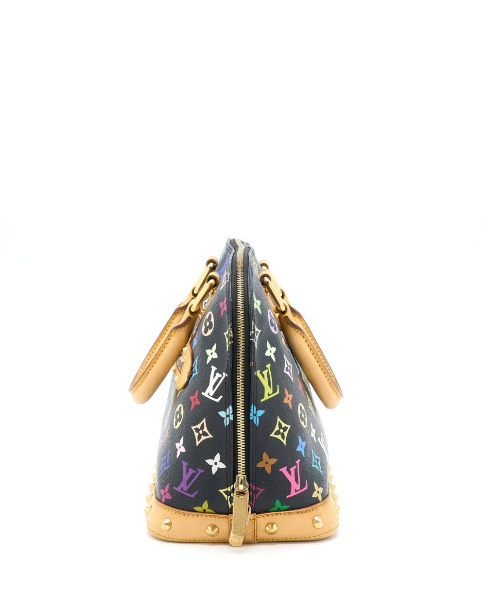 AAA Replica Louis Vuitton LV ALMA BAG MONOGRAM CANVAS MULTICOLOUR/ BLACK GHW