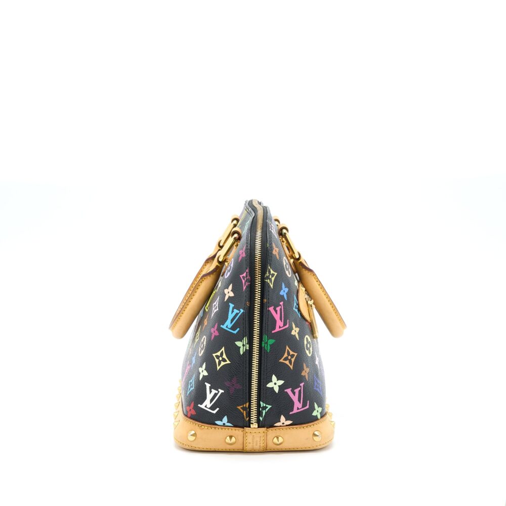 AAA Replica Louis Vuitton LV ALMA BAG MONOGRAM CANVAS MULTICOLOUR/ BLACK GHW