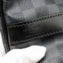 AAA Replica Louis Vuitton LV KEEPALL BANDOULIERE 45 DAMIER GRAPHITE CANVAS BLACK SHW