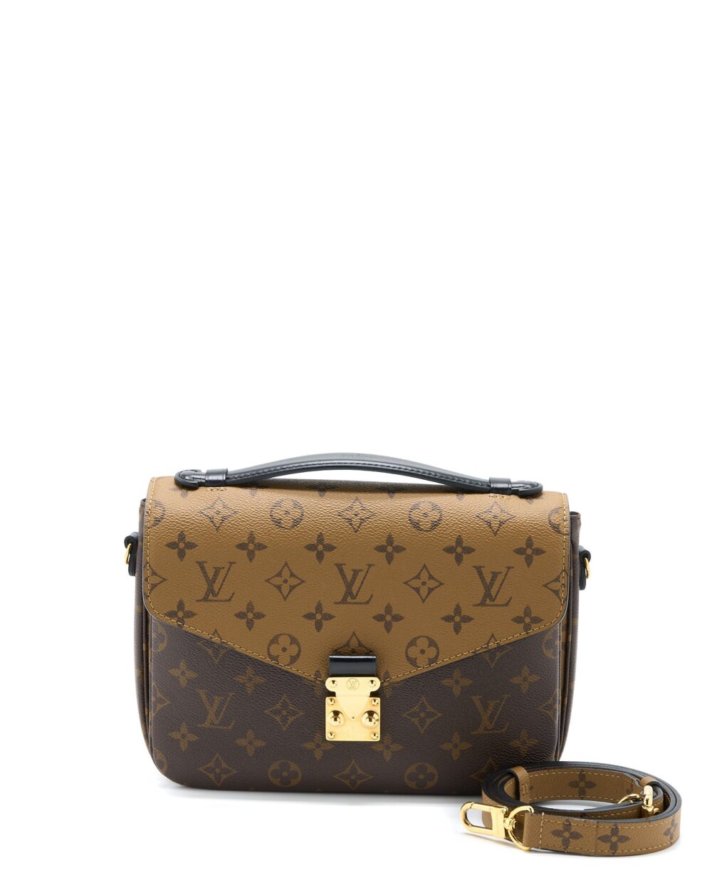 AAA Replica Louis Vuitton LV POCHETTE MÉTIS MONOGRAM REVERSE CANVAS GHW