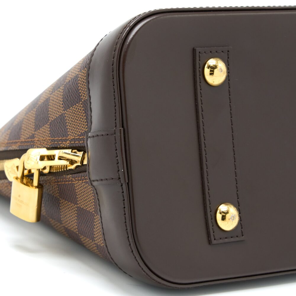 AAA Replica Louis Vuitton LV ALMA PM DAMIER EBENE GHW