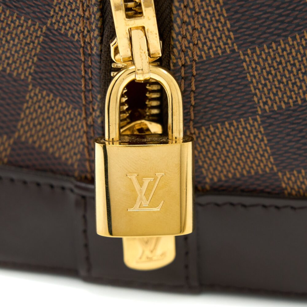 AAA Replica Louis Vuitton LV ALMA PM DAMIER EBENE GHW