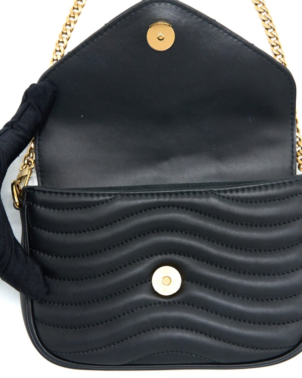 AAA Replica Louis Vuitton LV NEW WAVE MULTI-POCHETTE CALFSKIN BLACK GHW