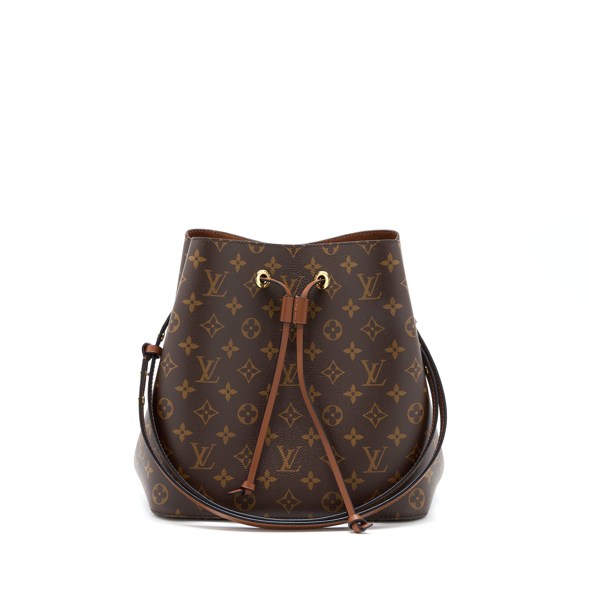 AAA Replica Louis Vuitton LV NEONOE MONOGRAM CANVAS CARAMEL GHW