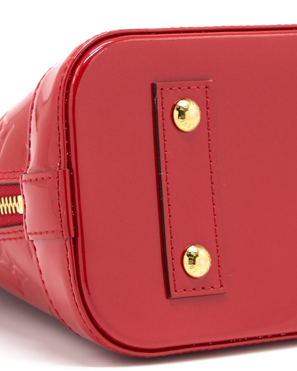 AAA Replica Louis Vuitton LV ALMA BB VERNIS RED GHW