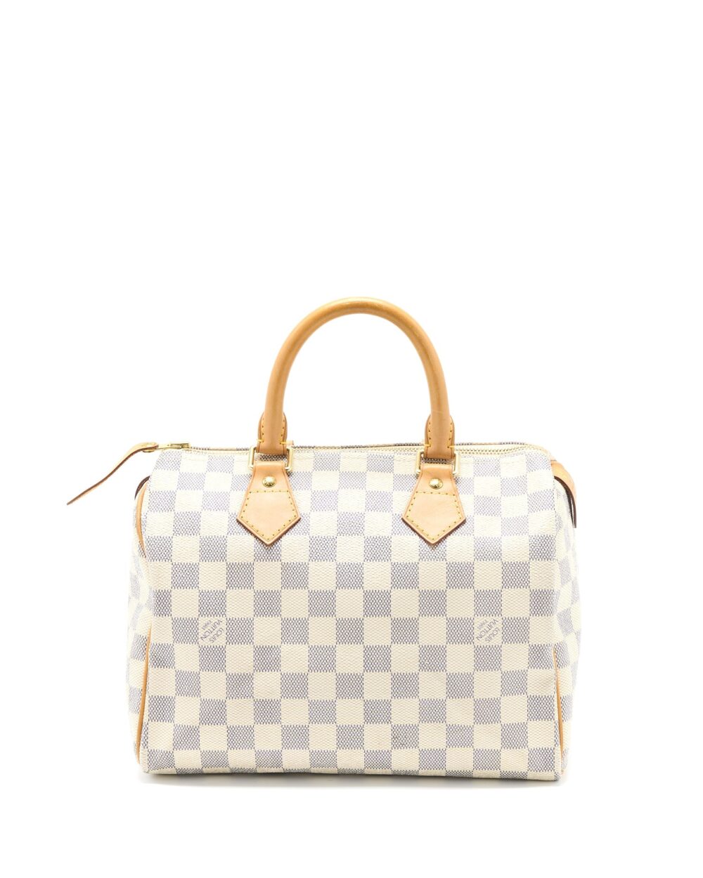AAA Replica Louis Vuitton LV SPEEDY 25 DAMIER AZUR CANVAS GHW