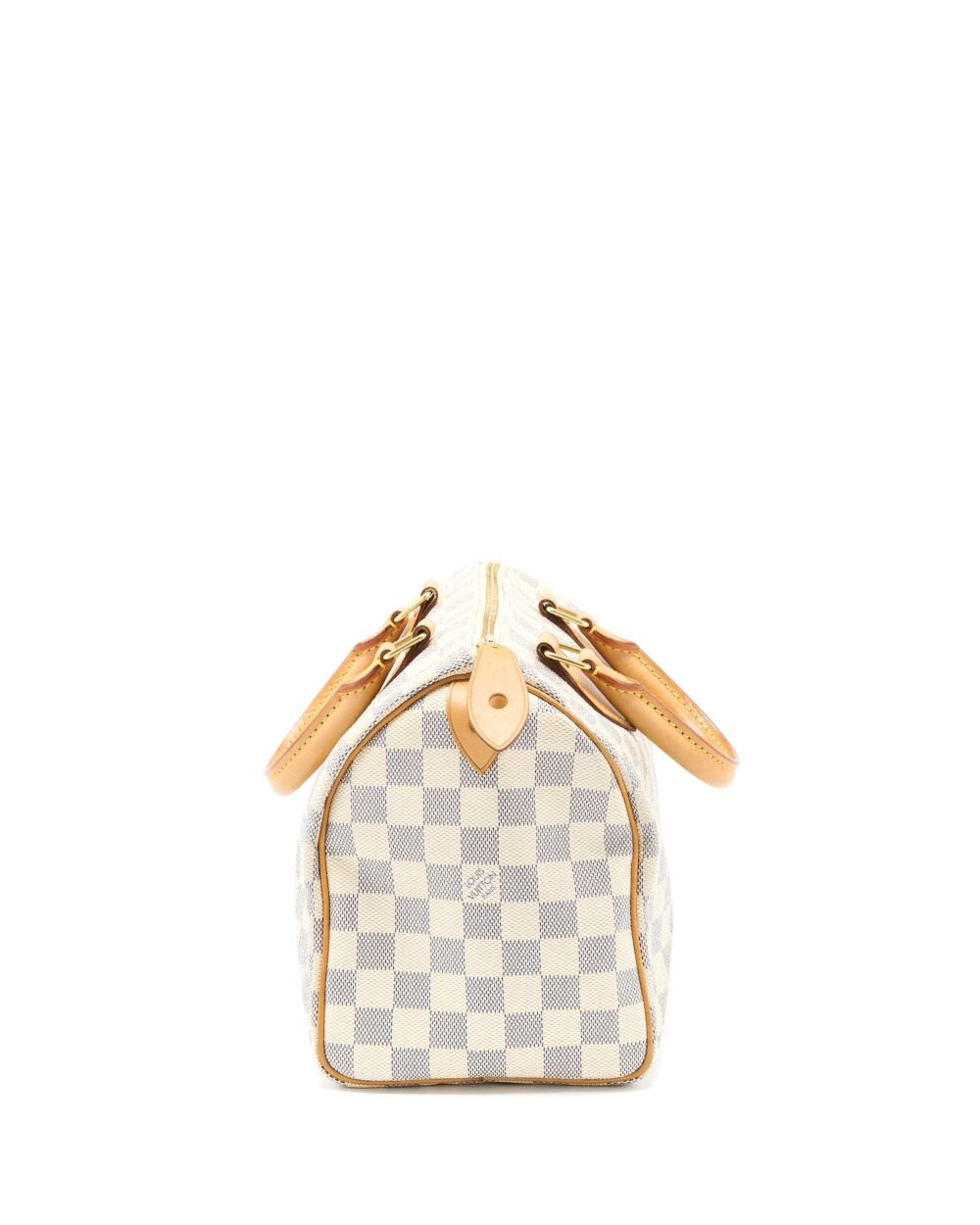 AAA Replica Louis Vuitton LV SPEEDY 25 DAMIER AZUR CANVAS GHW