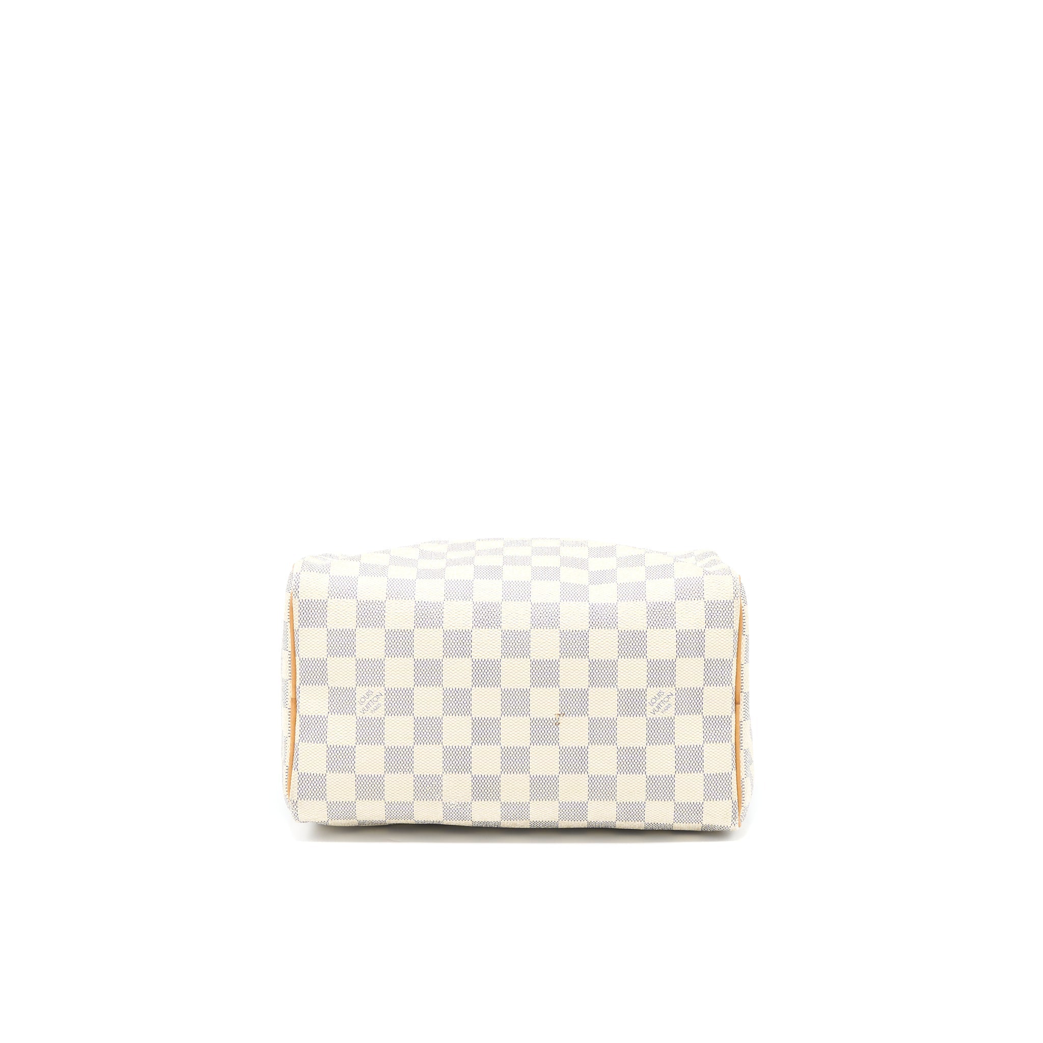 AAA Replica Louis Vuitton LV SPEEDY 25 DAMIER AZUR CANVAS GHW