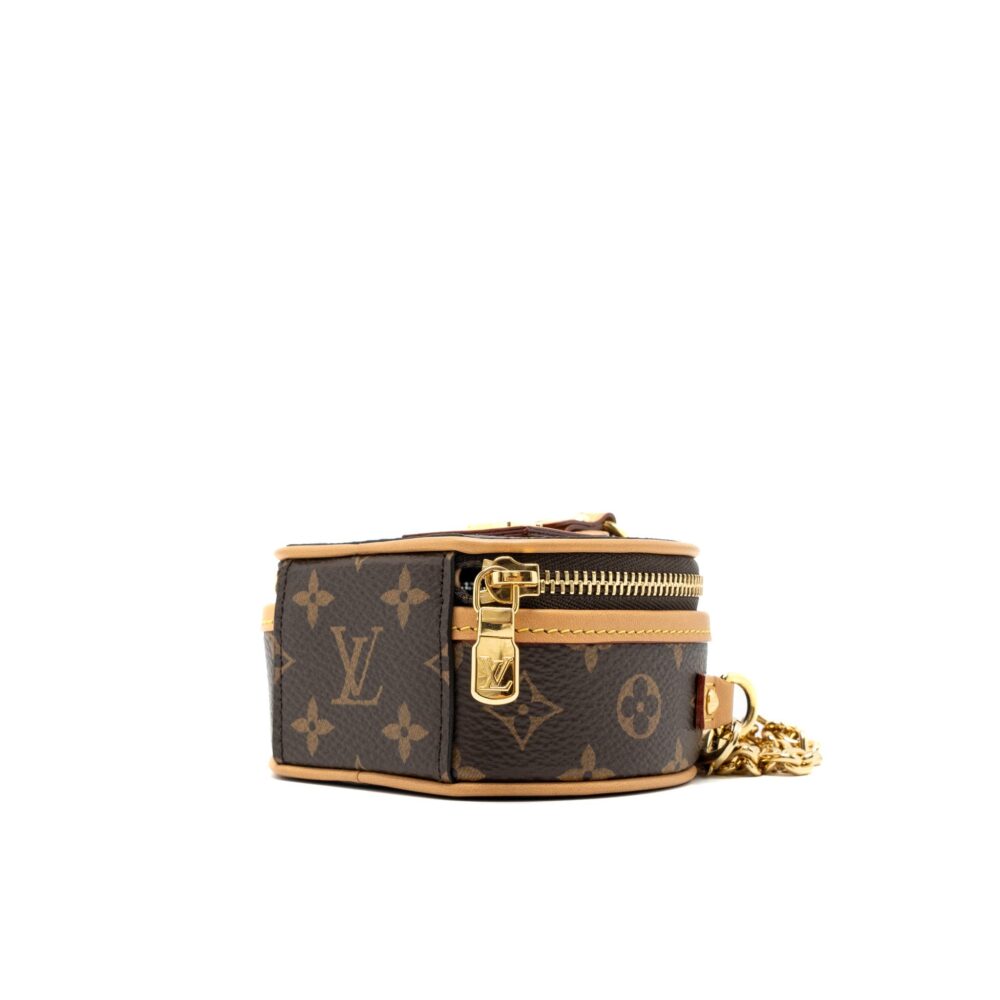 AAA Replica Louis Vuitton LV BOITE CHAPEAU MINI CHAIN BAG MONOGRAM CANVAS GHW