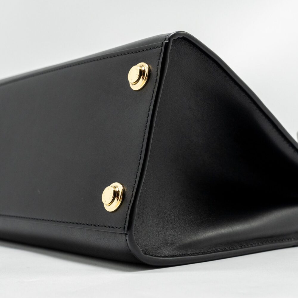 AAA Replica Louis Vuitton LV CITY STEAMER PM GRAINED CALFSKIN BLACK GHW