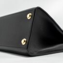 AAA Replica Louis Vuitton LV CITY STEAMER PM GRAINED CALFSKIN BLACK GHW