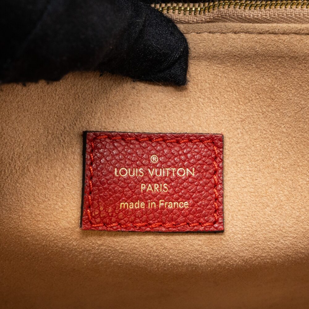 AAA Replica Louis Vuitton LV TOP HANDLE TOTE BAG MONOGRAM CANVAS / RED GHW