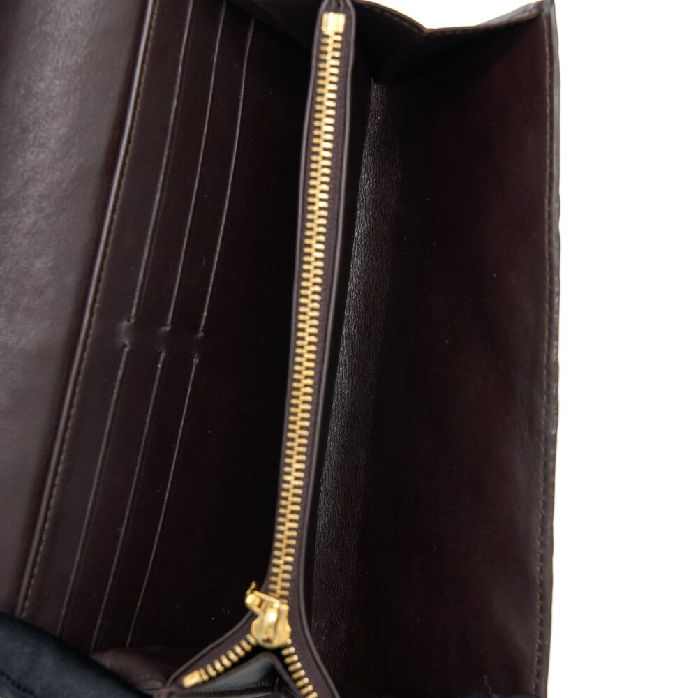 AAA Replica Louis Vuitton LV SARAH LONG WALLET VERNIS AMARANTE GHW