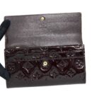AAA Replica Louis Vuitton LV SARAH LONG WALLET VERNIS AMARANTE GHW