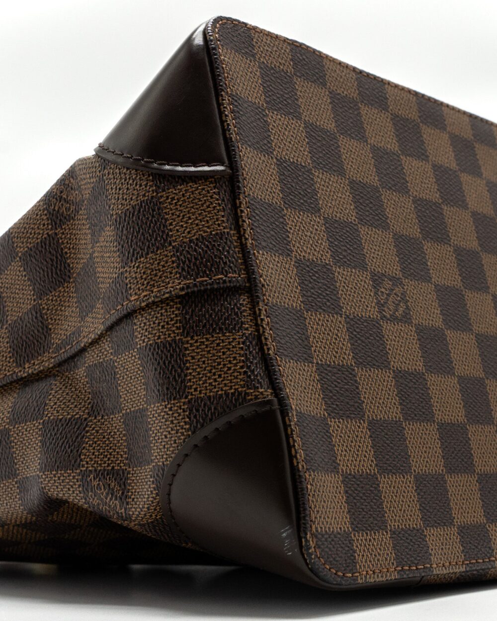 AAA Replica Louis Vuitton LV HAMSTEAD TOTE BAG DAMIER EBENE GHW