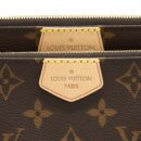 AAA Replica Louis Vuitton LV MULTI POCHETTE ACCESSORIES MONOGRAM CANVAS WITH ROSE CLAIR STRAP GHW