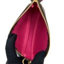 AAA Replica Louis Vuitton LV MINI POCHETTE ACCESSCORIES MONOGRAM CANVAS/HOT PINK GHW